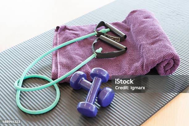 Weight And Jump Rope Stock Photo - Download Image Now - Activity, Aerobics, Barbell