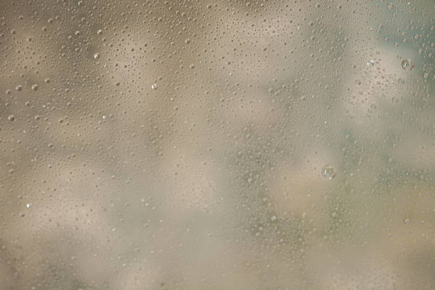 istock Brown and Blue Neutral Background Texture With Water Drops 488944963