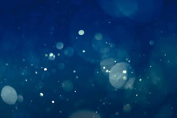 abstract blue bokeh background