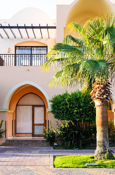 istock The building with a door and a window. 488951912