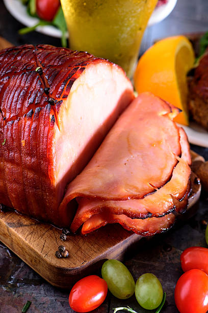 istock Baked Honey Glazed Ham 488952164