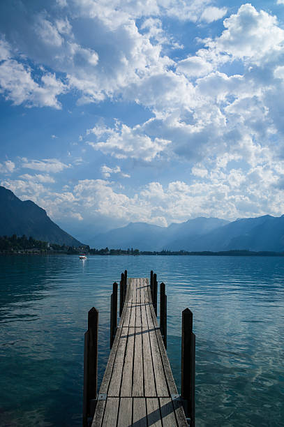 istock Boat dock Lake Geneva 488953126