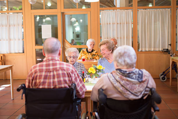 istock Elderly people in a nursing home 488956548