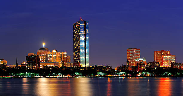 istock Boston Charles River at dusk 488956760