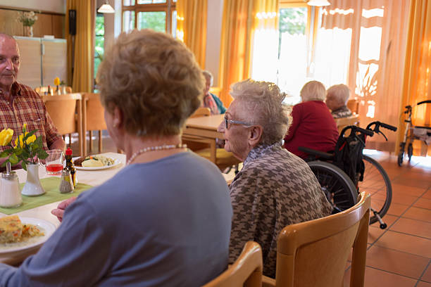 istock Elderly people in a nursing home 488956980