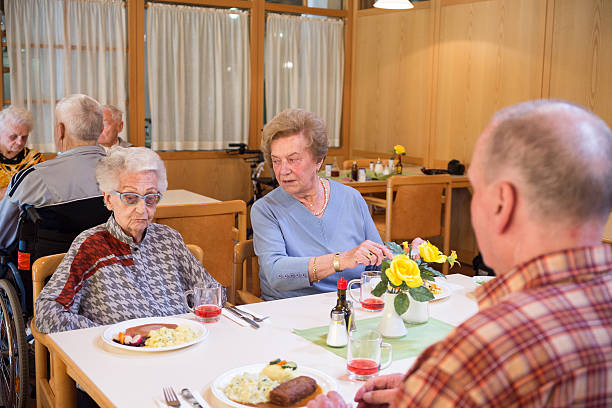 istock Elderly people in a nursing home 488957182