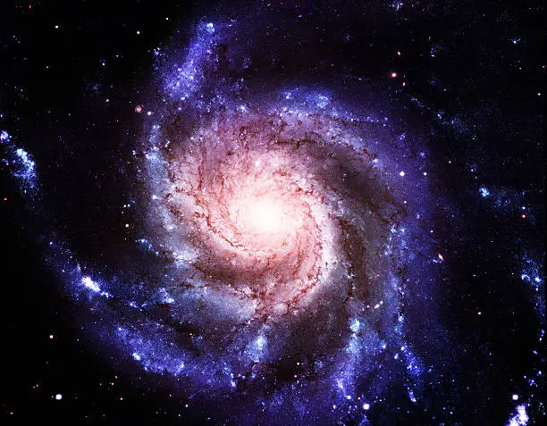 Photo of Spiral Galaxy - Elements of this Image Furnished by NASA