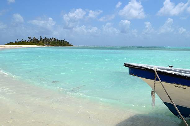 istock Caribbean sea, Cayo Bolivar, deserted beach, 488959305