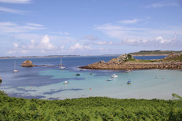 Isles of Scilly Isles of Scilly at the southwestern end of Great Britain. isles of scilly stock pictures, royalty-free photos & images