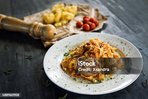 istock Homemade pasta 488960908