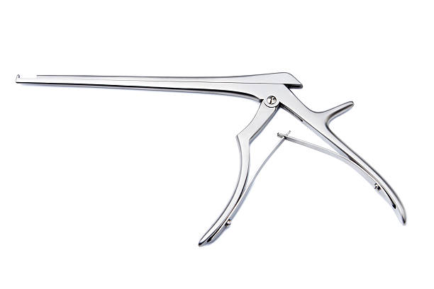 istock Medical surgeon instrument isolated on white 488961581