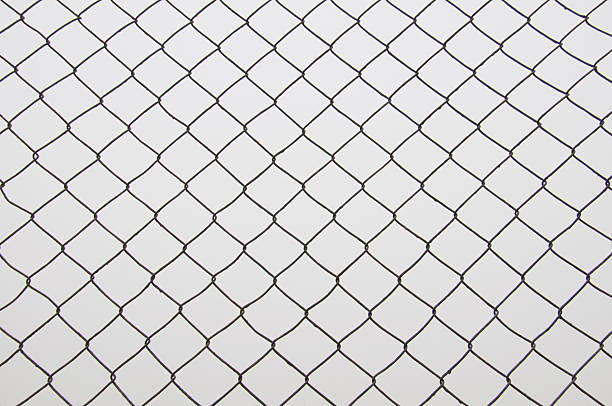 Barbed wire stock photo