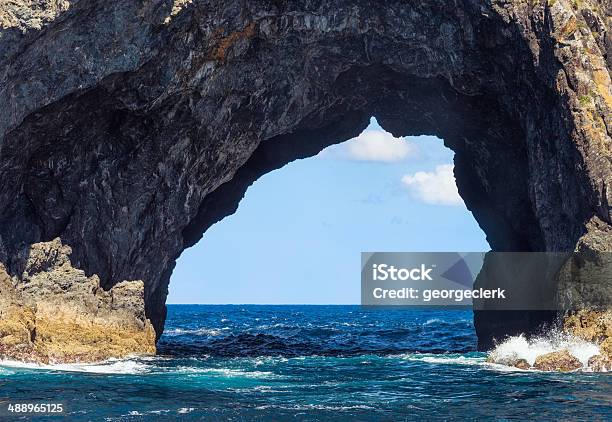 Hole In The Rock Stock Photo - Download Image Now - Cave, Close To, Sea