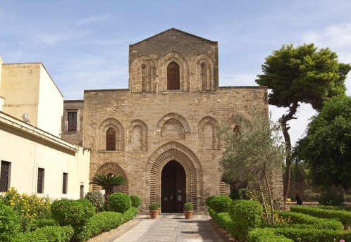 Kyrenia, North Cyprus - August 01, 2013: Bellapais Abbey,  Kral IV. Hugh, 1284