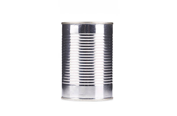 istock Close up of closed tin can. 488977331