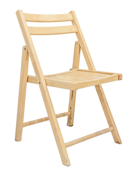 istock wooden chair  isolated on white background 488978312