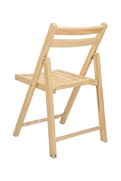 istock wooden chair  isolated on white background 488978358