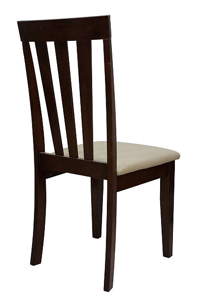 istock wooden chair  isolated on white background 488978532