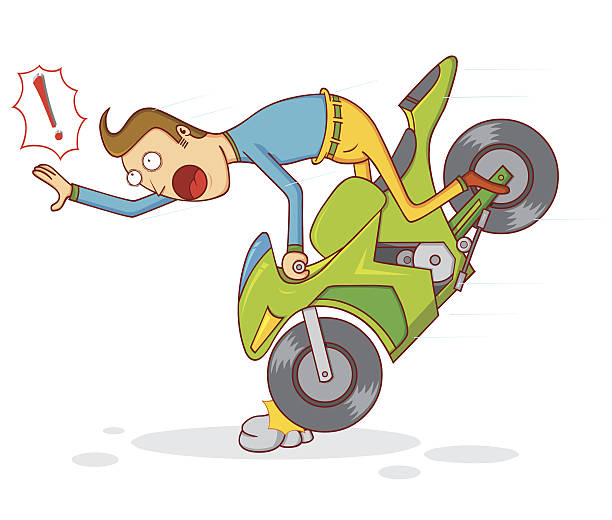 Funny Bike Crash Illustrations, Royalty-Free Vector Graphics & Clip Art -  iStock