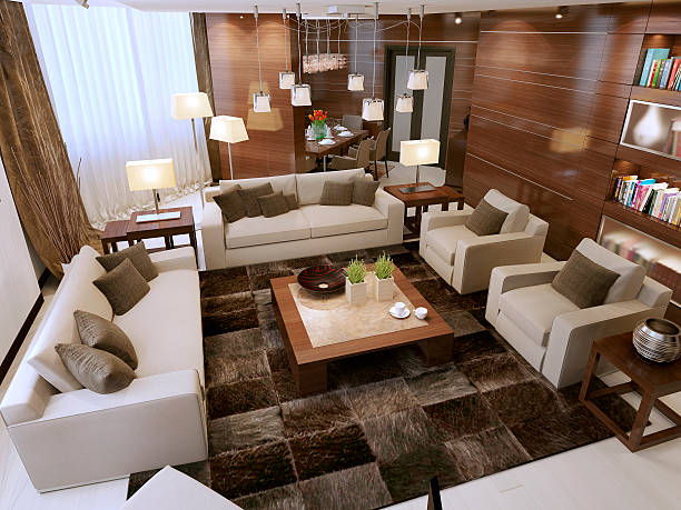 istock Living room contemporary style 488984834