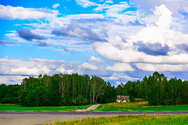 istock House Near the Road With Green Trees 488986340