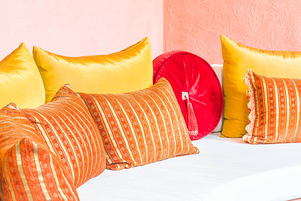 istock Sofa pillow decoration interior living room 488987390