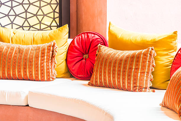 istock Sofa pillow decoration interior living room 488987500