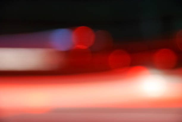 istock Street and Traffic light at night 488988306