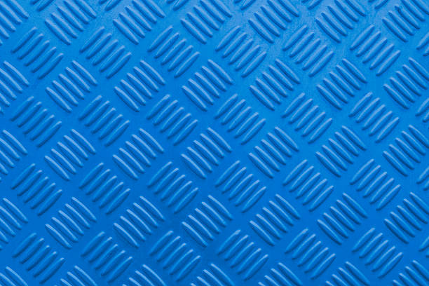 istock Blue vintage looking steel plate useful as background 488988836