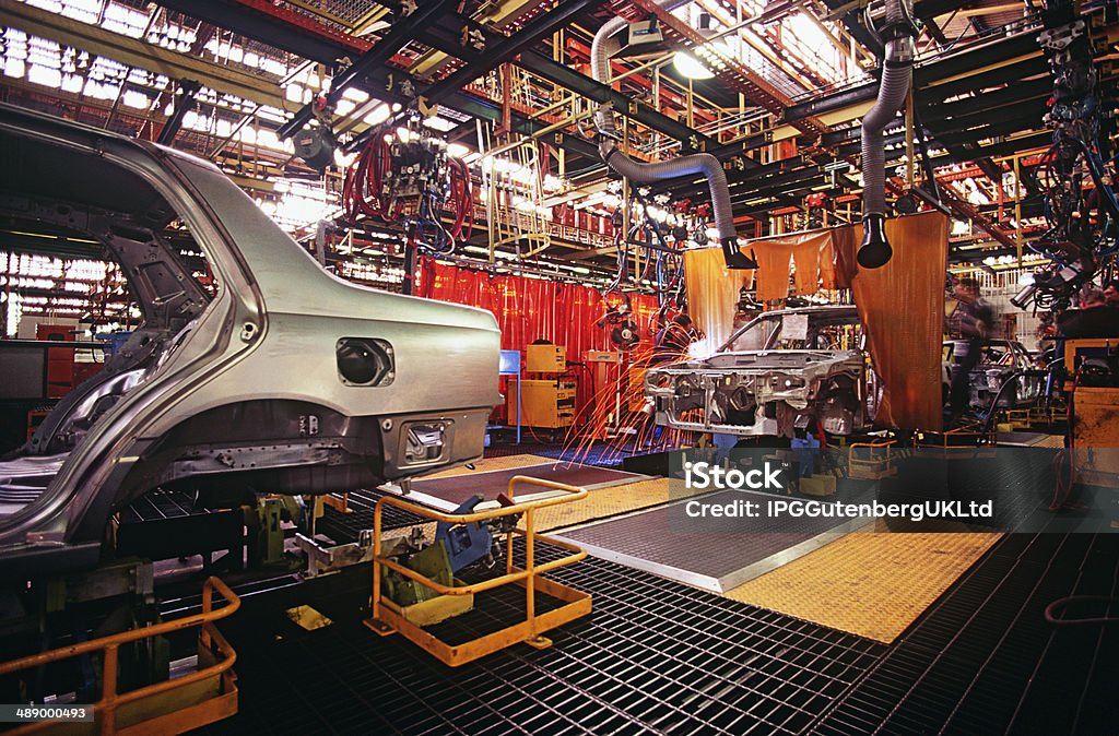 Automobile manufacturing plant Car Plant Stock Photo