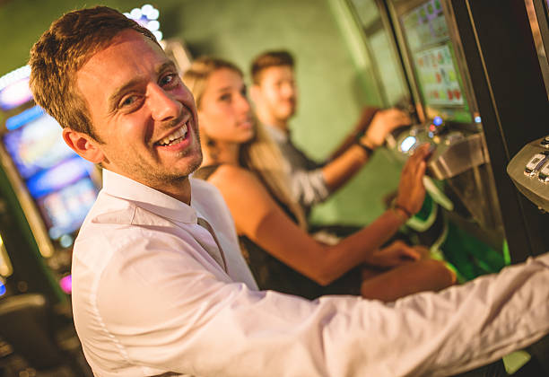 istock friends playing at casino 489000911