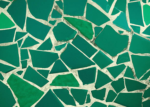 Roof detail in Park Guell, Barcelona, Spain