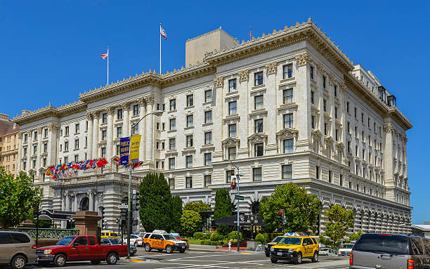 Fairmont Hotel, San Francisco, CA stock photo