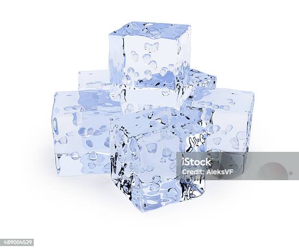 Eiswürfel Stockfoto und mehr Bilder von Blau - Blau, Digital generiert, Dreidimensional