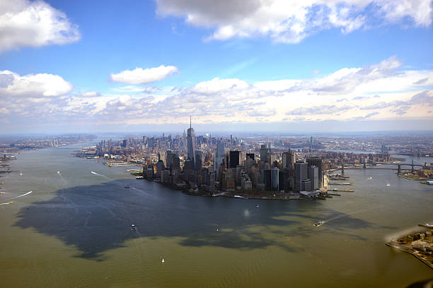 istock Aerial view of Lower Manhattan 489005203