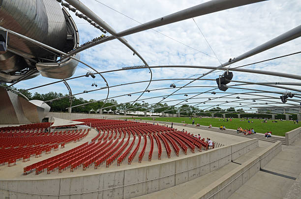 pavillon jay pritzker - music loop photos et images de collection