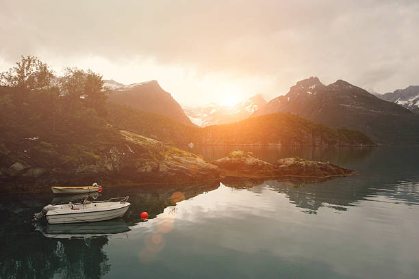 istock Norway fjord landscape sunset 489008558