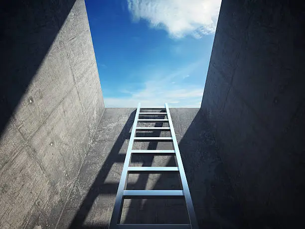 Photo of Ladder leading up