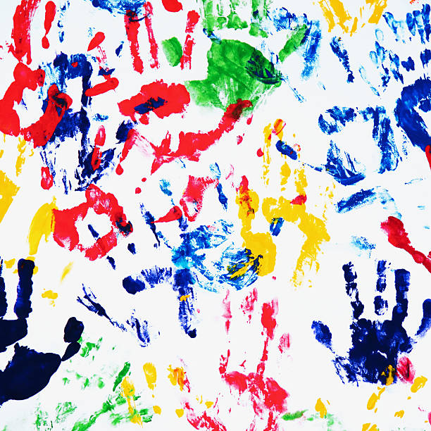 istock colorful handprints as symbol of joy, youth, teamwork 489012142