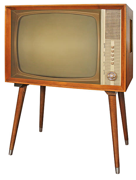 Wooden vintage television