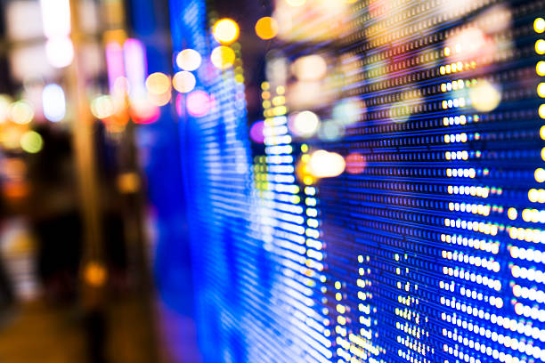 istock Stock market price display 489013642