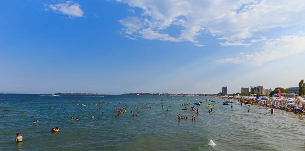 istock Beach in Sunny Beach in Bulgaria 489013970