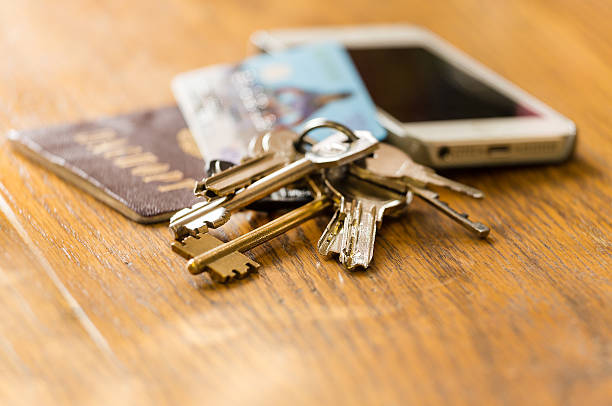 istock keys, passport and credit card 489031518