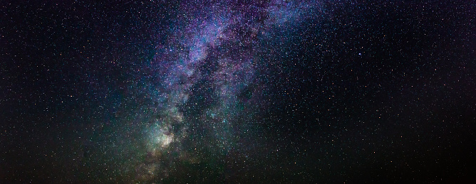Detail shot of part of the Milky Way