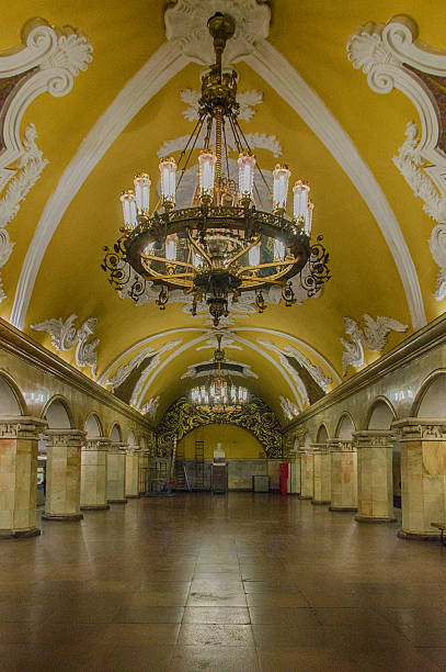 istock Metro station Komsomolskaya 489033828