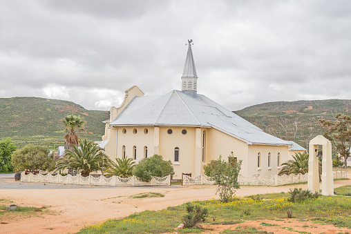 The Dutch Reformed Church in Nuwerus (new rest), a small village in the Western Cape Namaqualand of South Africa