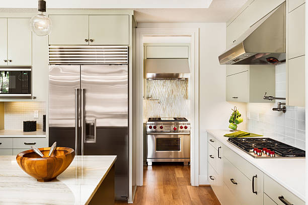 istock Beautiful Kitchen in New Luxury Home 489036598
