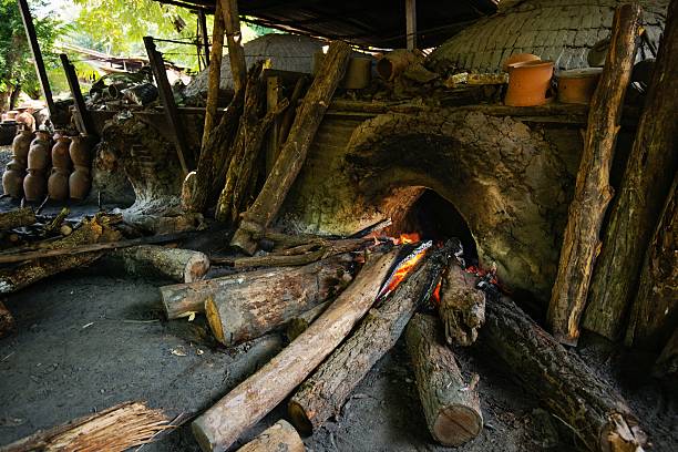 istock The furnace used in making pottery from clay 489038052