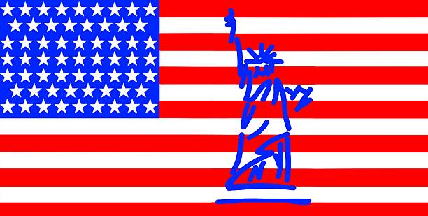 istock USA flag concept statue of liberty background 489039466