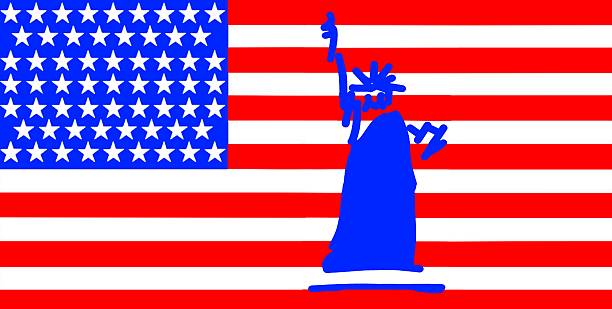 istock USA flag concept statue of liberty background 489039552